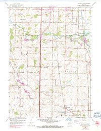 Franksville Wisconsin Historical topographic map, 1:24000 scale, 7.5 X 7.5 Minute, Year 1958