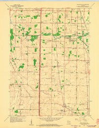 Franksville Wisconsin Historical topographic map, 1:24000 scale, 7.5 X 7.5 Minute, Year 1958