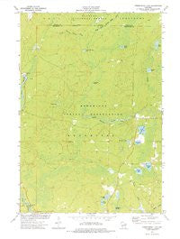 Fredenberg Lake Wisconsin Historical topographic map, 1:24000 scale, 7.5 X 7.5 Minute, Year 1973