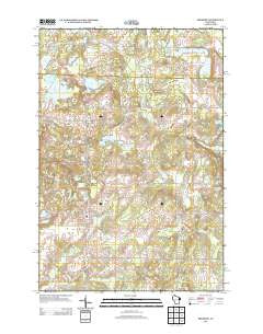 Frederic Wisconsin Historical topographic map, 1:24000 scale, 7.5 X 7.5 Minute, Year 2013