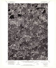 Frederic NW Wisconsin Historical topographic map, 1:24000 scale, 7.5 X 7.5 Minute, Year 1974