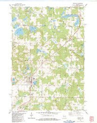 Frederic Wisconsin Historical topographic map, 1:24000 scale, 7.5 X 7.5 Minute, Year 1983