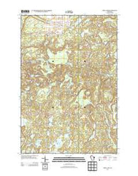 Frog Lake Wisconsin Historical topographic map, 1:24000 scale, 7.5 X 7.5 Minute, Year 2013