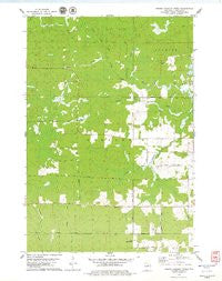 Fromm Lookout Tower Wisconsin Historical topographic map, 1:24000 scale, 7.5 X 7.5 Minute, Year 1978