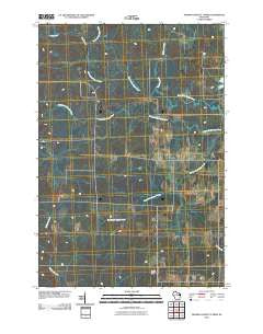 Fromm Lookout Tower Wisconsin Historical topographic map, 1:24000 scale, 7.5 X 7.5 Minute, Year 2010