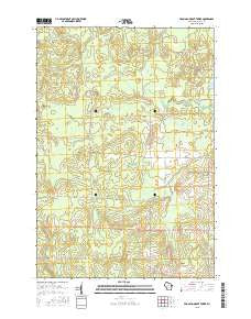 Fromm Lookout Tower Wisconsin Current topographic map, 1:24000 scale, 7.5 X 7.5 Minute, Year 2015