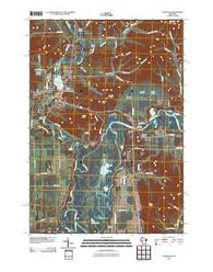 Galesville Wisconsin Historical topographic map, 1:24000 scale, 7.5 X 7.5 Minute, Year 2010