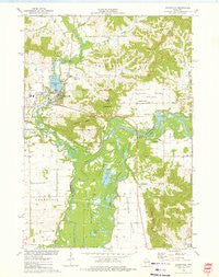 Galesville Wisconsin Historical topographic map, 1:24000 scale, 7.5 X 7.5 Minute, Year 1973