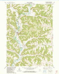 Gays Mills Wisconsin Historical topographic map, 1:24000 scale, 7.5 X 7.5 Minute, Year 1983