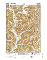 Gays Mills Wisconsin Current topographic map, 1:24000 scale, 7.5 X 7.5 Minute, Year 2016
