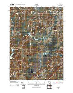Genesee Wisconsin Historical topographic map, 1:24000 scale, 7.5 X 7.5 Minute, Year 2010