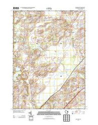 Genesee Wisconsin Historical topographic map, 1:24000 scale, 7.5 X 7.5 Minute, Year 2013