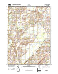 Genesee Wisconsin Historical topographic map, 1:24000 scale, 7.5 X 7.5 Minute, Year 2013