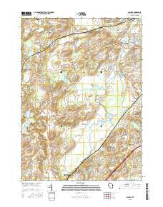 Genesee Wisconsin Current topographic map, 1:24000 scale, 7.5 X 7.5 Minute, Year 2016