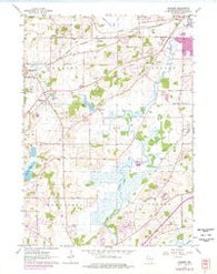 Genesee Wisconsin Historical topographic map, 1:24000 scale, 7.5 X 7.5 Minute, Year 1960