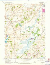 Genesee Wisconsin Historical topographic map, 1:24000 scale, 7.5 X 7.5 Minute, Year 1960