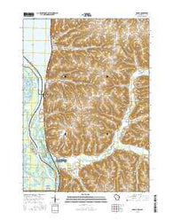 Genoa Wisconsin Current topographic map, 1:24000 scale, 7.5 X 7.5 Minute, Year 2015