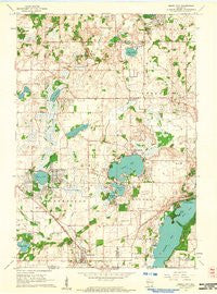 Genoa City Wisconsin Historical topographic map, 1:24000 scale, 7.5 X 7.5 Minute, Year 1960