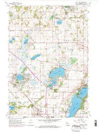 Genoa City Wisconsin Historical topographic map, 1:24000 scale, 7.5 X 7.5 Minute, Year 1960