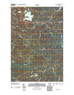 George Lake Wisconsin Historical topographic map, 1:24000 scale, 7.5 X 7.5 Minute, Year 2010