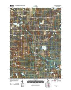 Germania Wisconsin Historical topographic map, 1:24000 scale, 7.5 X 7.5 Minute, Year 2011