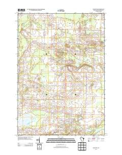 Gillett Wisconsin Historical topographic map, 1:24000 scale, 7.5 X 7.5 Minute, Year 2013