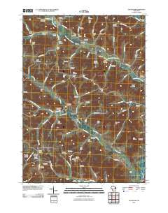 Gillingham Wisconsin Historical topographic map, 1:24000 scale, 7.5 X 7.5 Minute, Year 2010