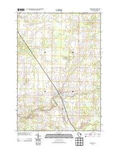 Gilman Wisconsin Historical topographic map, 1:24000 scale, 7.5 X 7.5 Minute, Year 2013