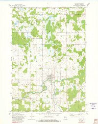 Gilman Wisconsin Historical topographic map, 1:24000 scale, 7.5 X 7.5 Minute, Year 1973