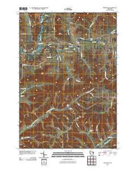 Gilmanton Wisconsin Historical topographic map, 1:24000 scale, 7.5 X 7.5 Minute, Year 2010