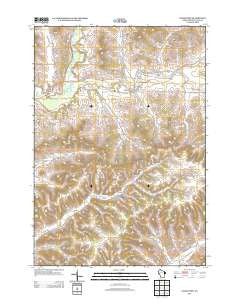 Gilmanton Wisconsin Historical topographic map, 1:24000 scale, 7.5 X 7.5 Minute, Year 2013