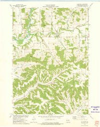 Gilmanton Wisconsin Historical topographic map, 1:24000 scale, 7.5 X 7.5 Minute, Year 1973