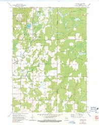 Gleason Wisconsin Historical topographic map, 1:24000 scale, 7.5 X 7.5 Minute, Year 1973