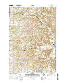 Glenwood City Wisconsin Current topographic map, 1:24000 scale, 7.5 X 7.5 Minute, Year 2015