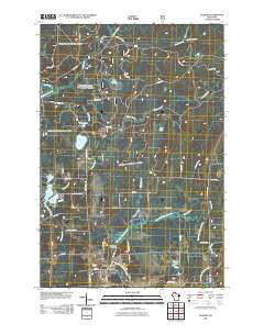 Glidden Wisconsin Historical topographic map, 1:24000 scale, 7.5 X 7.5 Minute, Year 2011