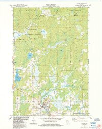 Glidden Wisconsin Historical topographic map, 1:24000 scale, 7.5 X 7.5 Minute, Year 1984