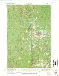 Glidden Wisconsin Historical topographic map, 1:62500 scale, 15 X 15 Minute, Year 1968