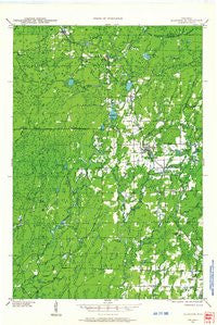 Glidden Wisconsin Historical topographic map, 1:48000 scale, 15 X 15 Minute, Year 1942