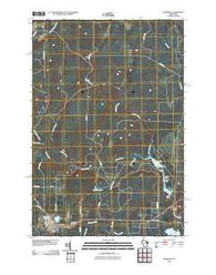 Goodman Wisconsin Historical topographic map, 1:24000 scale, 7.5 X 7.5 Minute, Year 2010