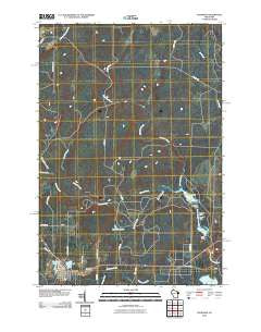 Goodman Wisconsin Historical topographic map, 1:24000 scale, 7.5 X 7.5 Minute, Year 2010