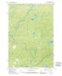 Goodman SW Wisconsin Historical topographic map, 1:24000 scale, 7.5 X 7.5 Minute, Year 1972