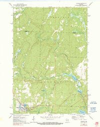 Goodman Wisconsin Historical topographic map, 1:24000 scale, 7.5 X 7.5 Minute, Year 1972