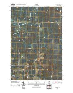 Goodrich Wisconsin Historical topographic map, 1:24000 scale, 7.5 X 7.5 Minute, Year 2010