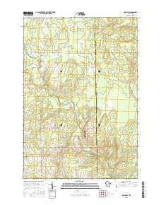 Goodrich Wisconsin Current topographic map, 1:24000 scale, 7.5 X 7.5 Minute, Year 2015