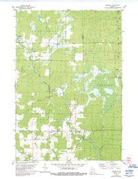 Goodrich Wisconsin Historical topographic map, 1:24000 scale, 7.5 X 7.5 Minute, Year 1980