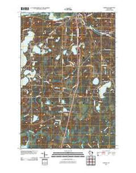 Gordon Wisconsin Historical topographic map, 1:24000 scale, 7.5 X 7.5 Minute, Year 2010