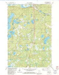 Gordon Wisconsin Historical topographic map, 1:24000 scale, 7.5 X 7.5 Minute, Year 1982