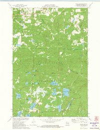 Grand View Wisconsin Historical topographic map, 1:24000 scale, 7.5 X 7.5 Minute, Year 1971