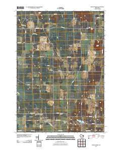 Grand Marsh Wisconsin Historical topographic map, 1:24000 scale, 7.5 X 7.5 Minute, Year 2010