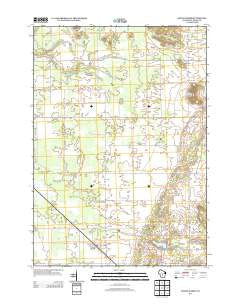 Grand Marsh Wisconsin Historical topographic map, 1:24000 scale, 7.5 X 7.5 Minute, Year 2013